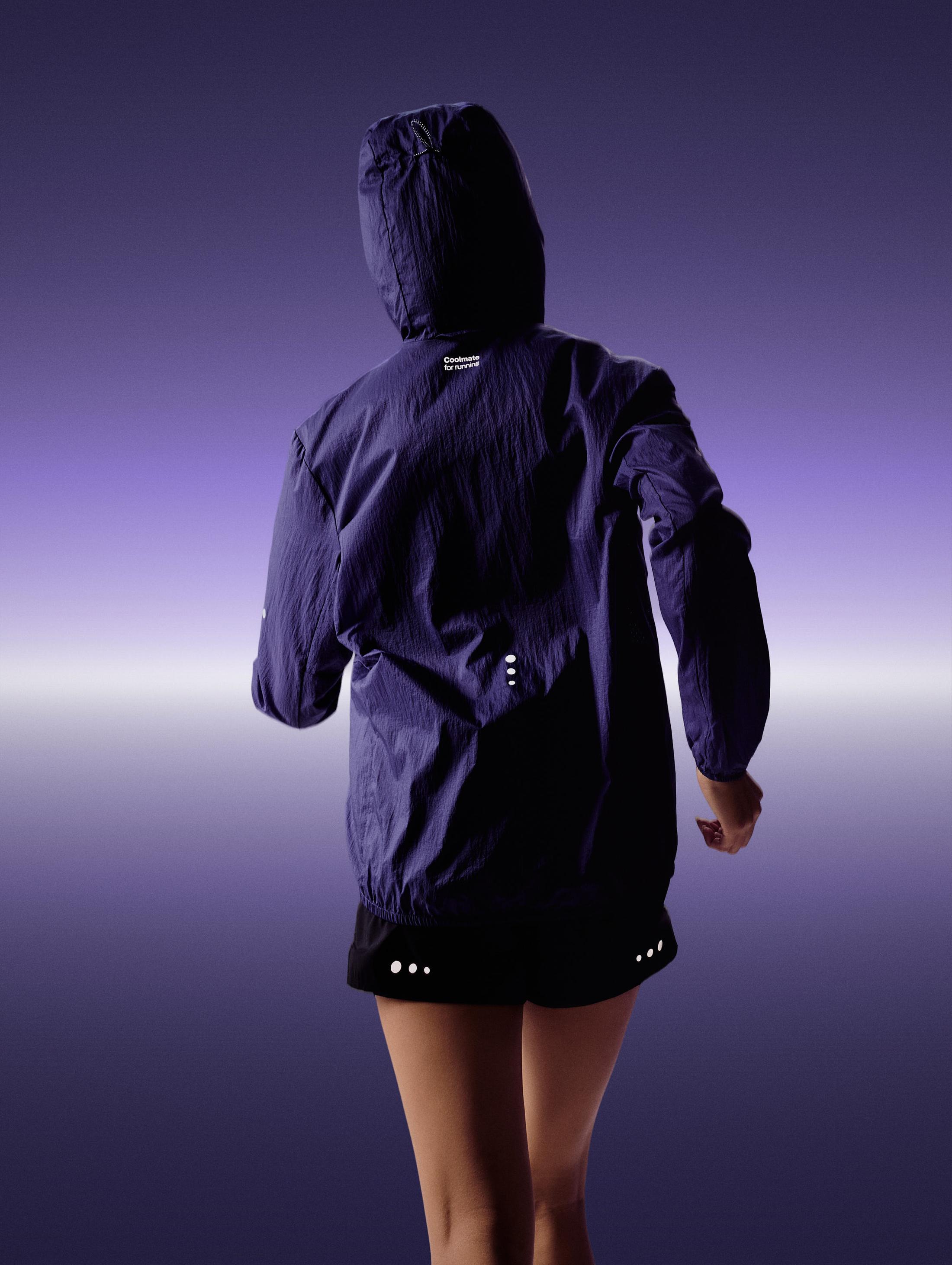 "Run Safe In The Dark" Áo khoác chạy bộ nữ 360Reflect™ - undefined