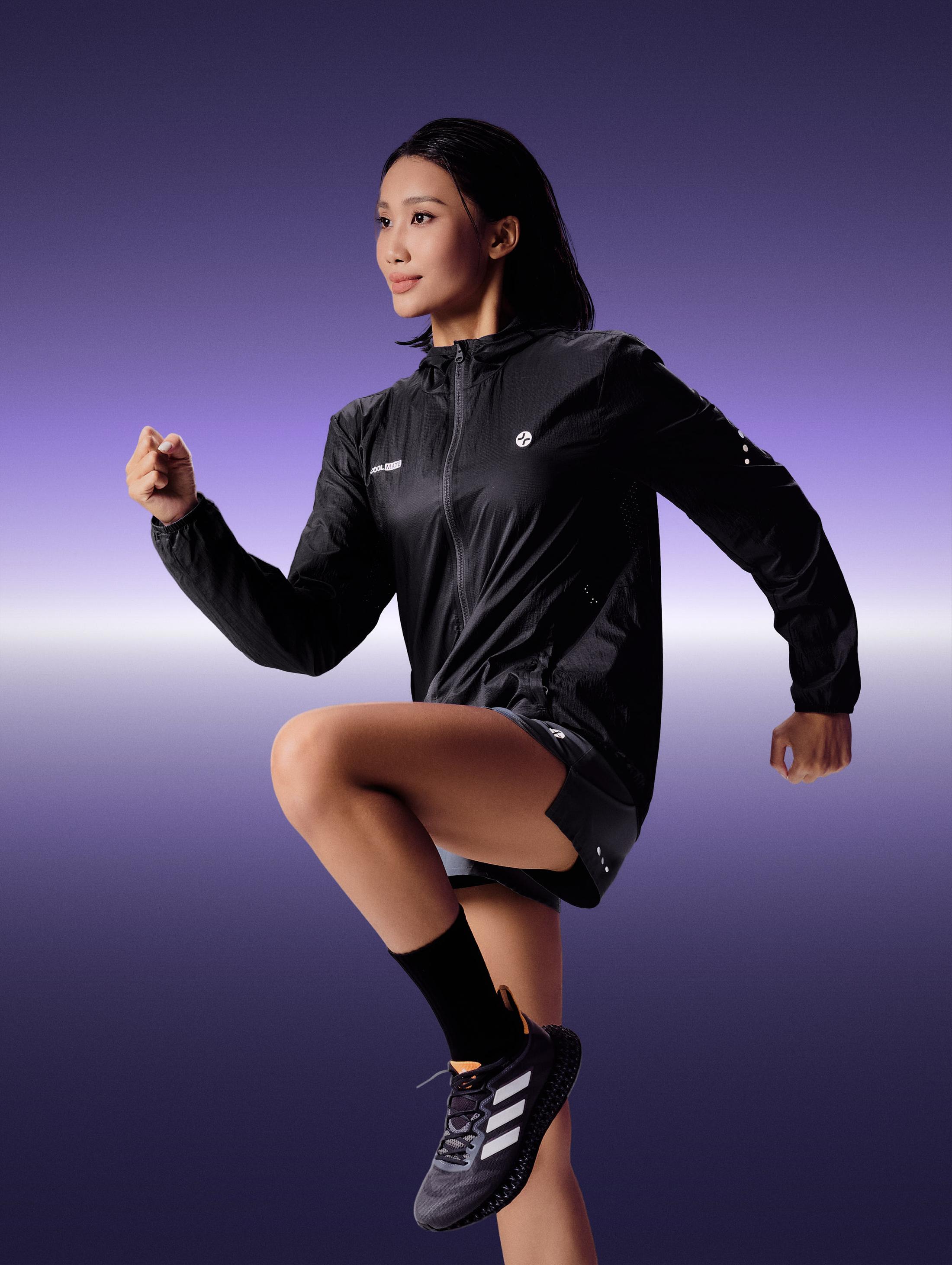 "Run Safe In The Dark" Áo khoác chạy bộ nữ 360Reflect™ - undefined