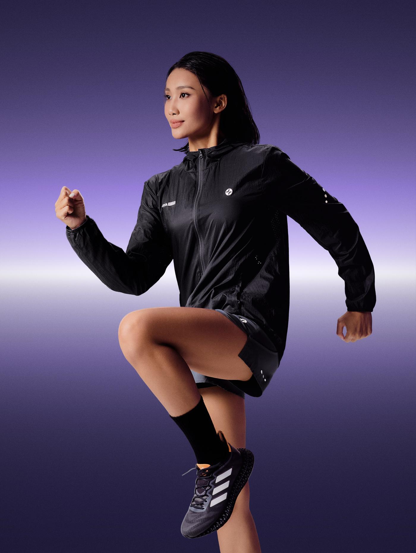 "Run Safe In The Dark" Áo khoác chạy bộ nữ 360Reflect™ - undefined