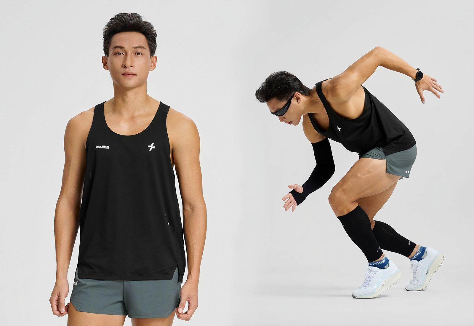 Áo tanktop chạy bộ nam 360Reflect™ "Run Safe In The Dark"