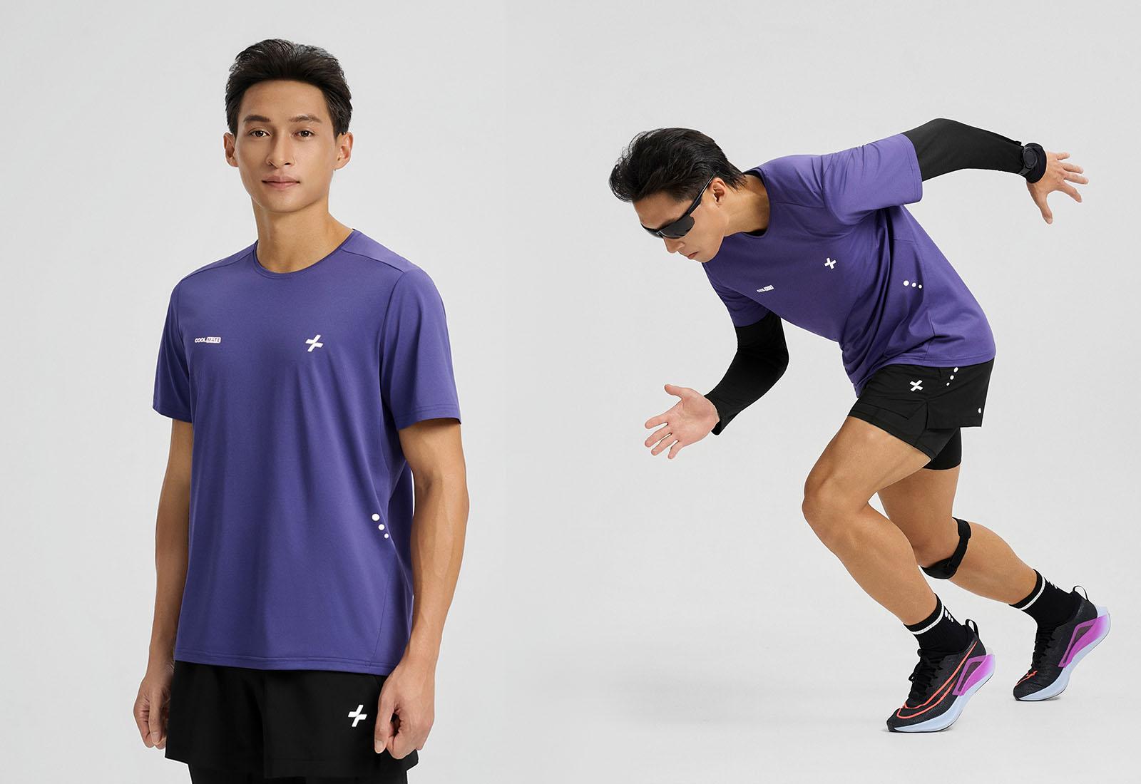 Áo tshirt regular chạy bộ nam 360Reflect™ "Run Safe In The Dark"