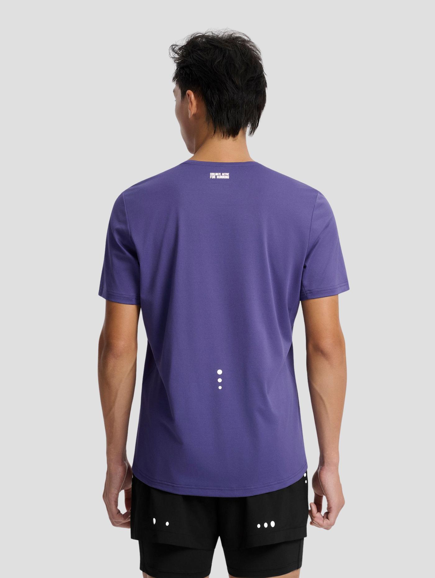 "Run Safe In The Dark" Áo tshirt regular chạy bộ nam 360Reflect™ - undefined