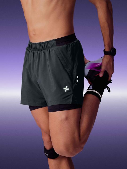 Quần shorts chạy bộ nam 2 lớp long liner 360Reflect™ "Run Safe In The Dark" - undefined