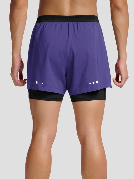 Quần shorts chạy bộ nam 2 lớp long liner 360Reflect™ "Run Safe In The Dark" - undefined