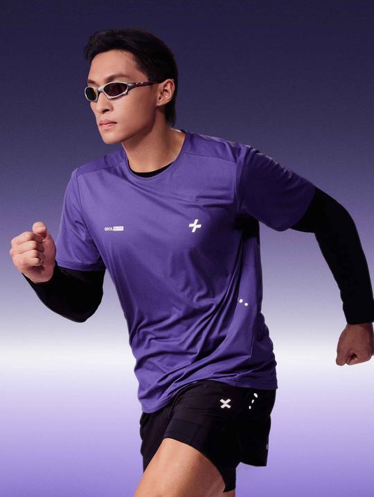 Áo tshirt regular chạy bộ nam 360Reflect™ "Run Safe In The Dark" - undefined