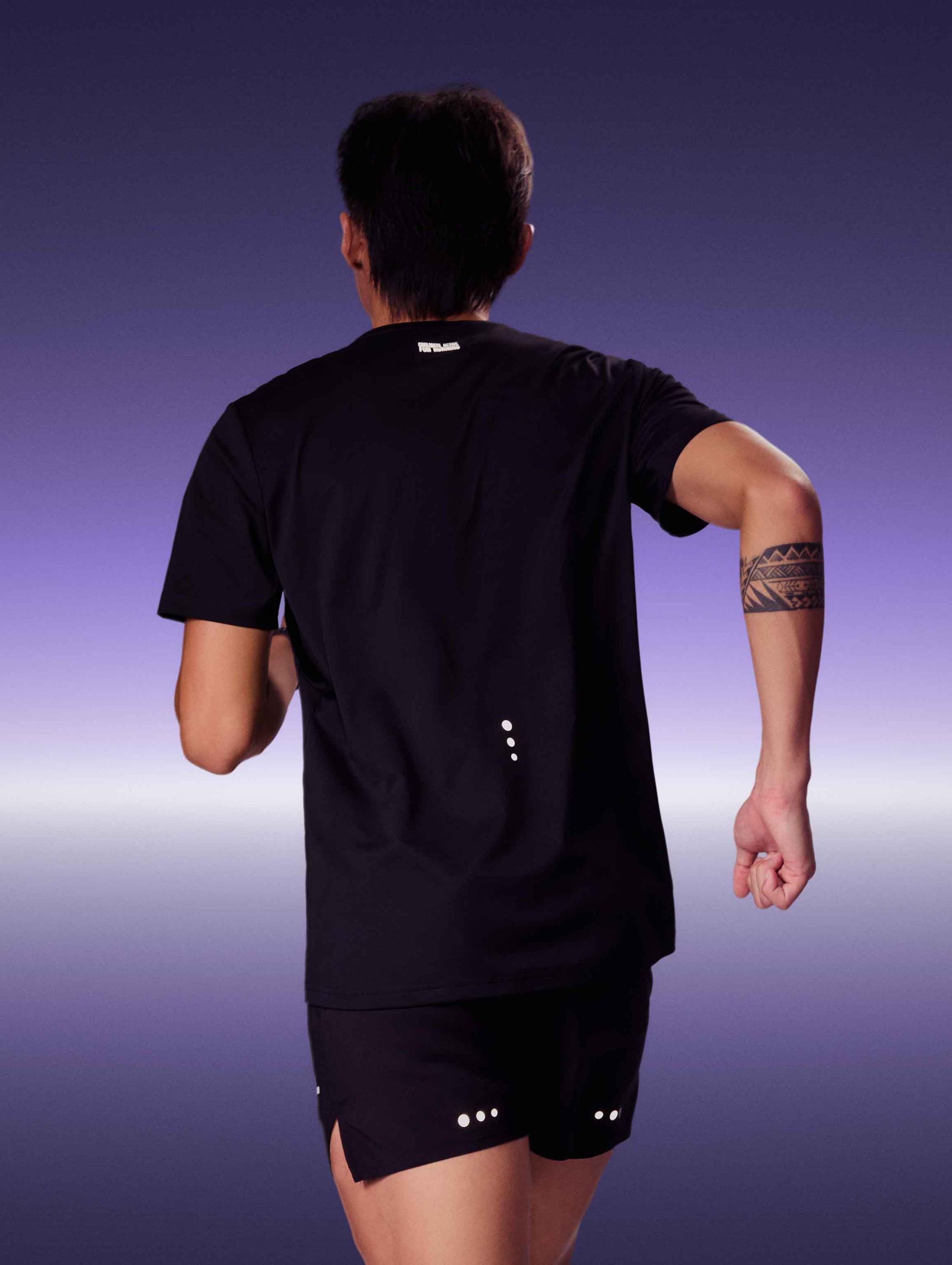 Áo tshirt regular chạy bộ nam 360Reflect™ "Run Safe In The Dark" - undefined