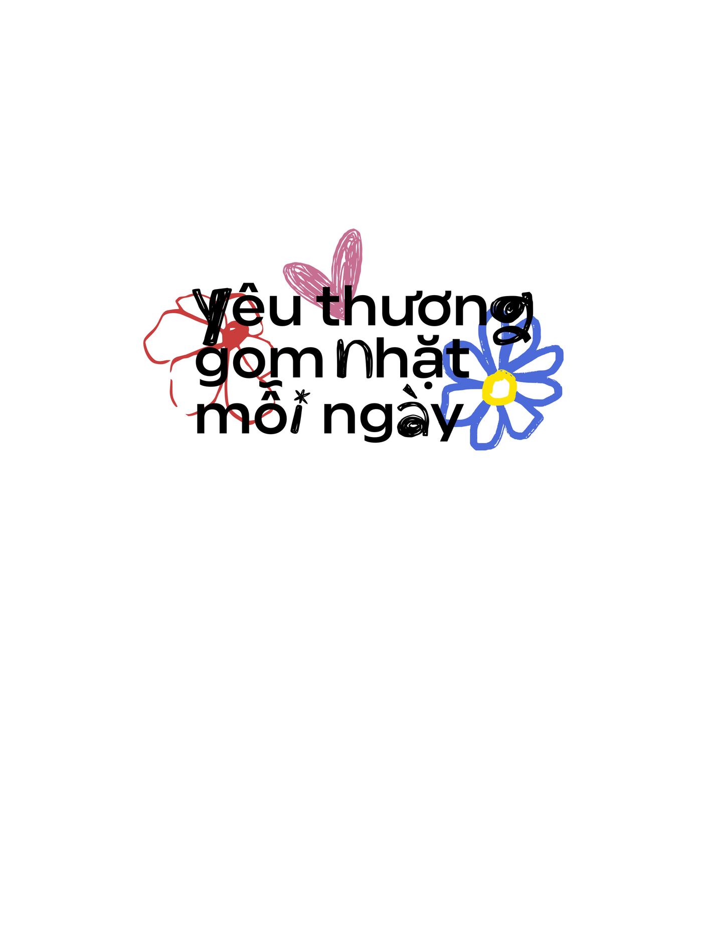 Áo thun Cotton Care & Share VỤN Art Yêu Thương Gom Nhặt Mỗi Ngày [ 100% doanh thu ủng hộ Vụn Art ] - undefined