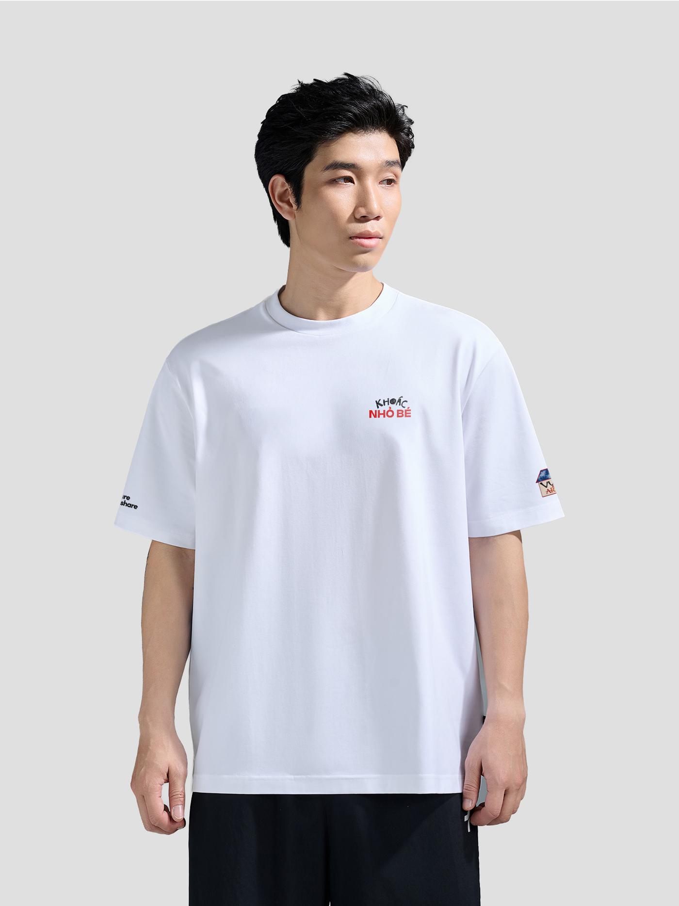 Áo thun Cotton Care & Share VỤN Art Lan Toả Yêu Thương [ 100% doanh thu ủng hộ Vụn Art ] - undefined