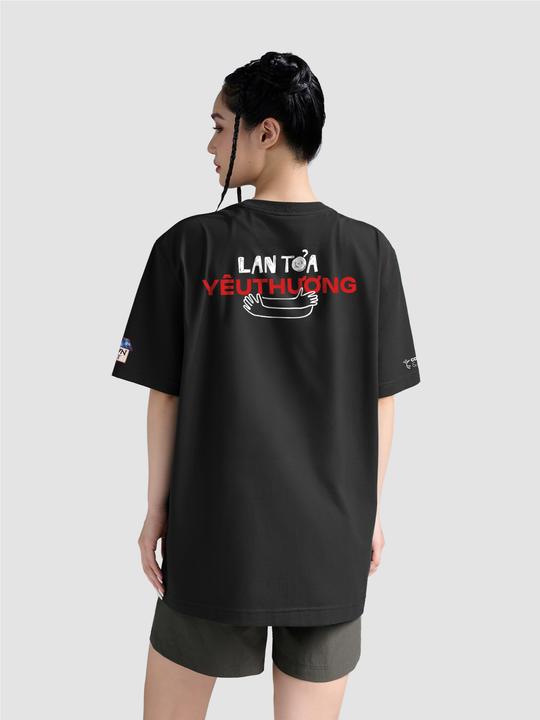 Áo thun Cotton Care & Share VỤN Art Lan Toả Yêu Thương [ 100% doanh thu ủng hộ Vụn Art ] - undefined