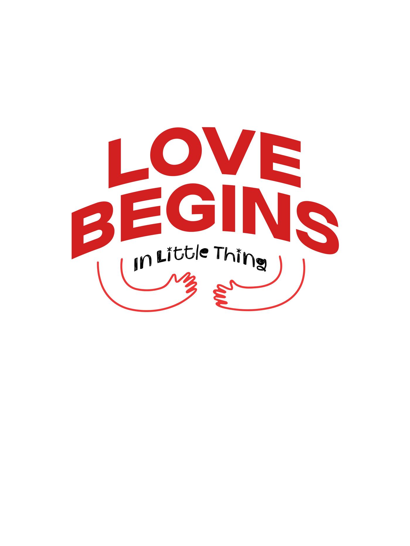 Áo thun Cotton Care & Share VỤN Art Love Begins In Little Things [ 100% doanh thu ủng hộ Vụn Art ] - undefined