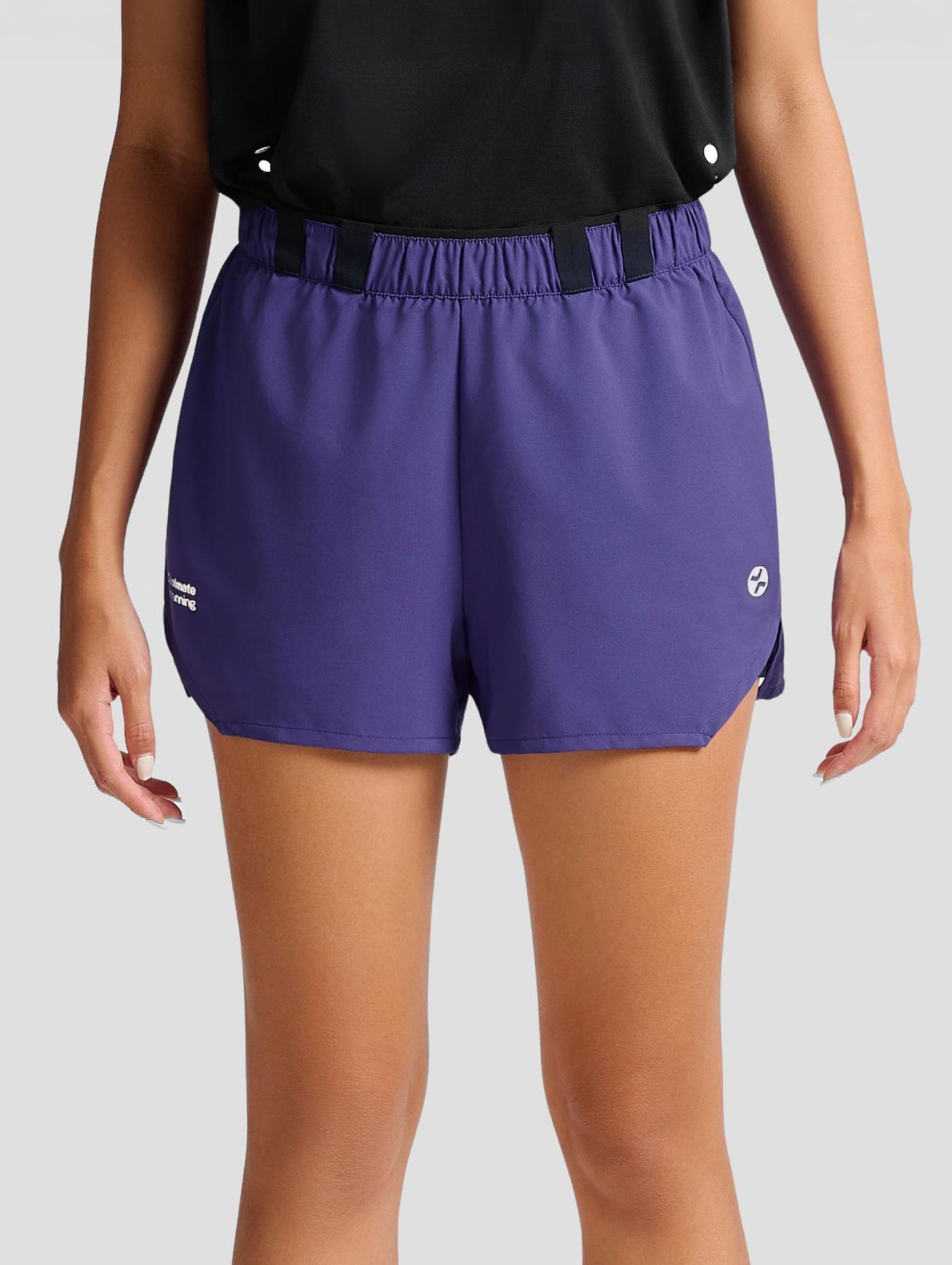 "Run Safe In The Dark" Quần shorts chạy bộ nữ 2 lớp 3IN 360Reflect™ - undefined