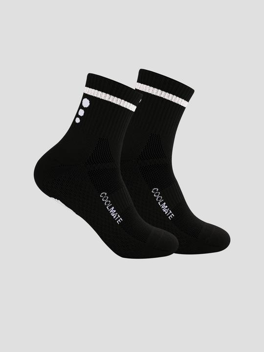 Tất chạy bộ unisex phản quang cổ trung "Run Safe In The Dark" - undefined