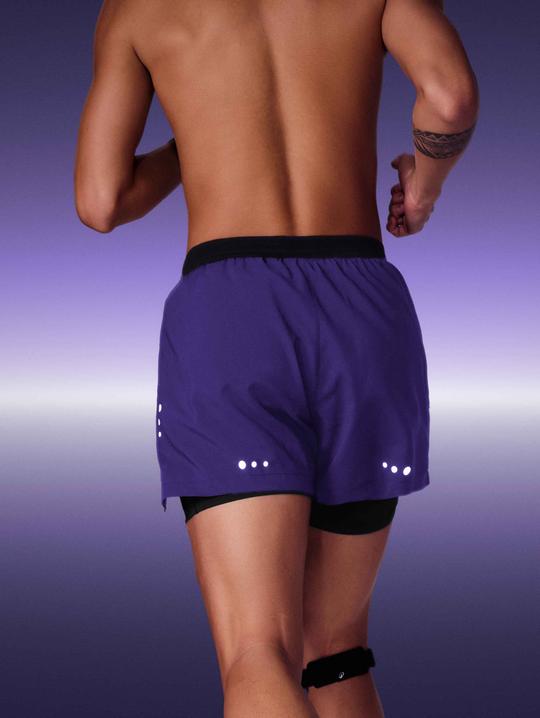 Quần shorts chạy bộ nam 2 lớp 3IN 360Reflect™ "Run Safe In The Dark" - undefined
