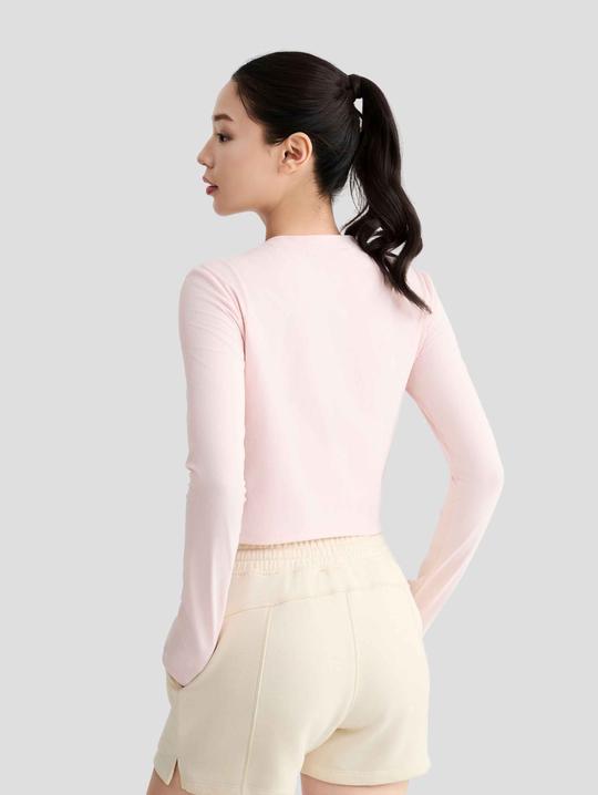 Áo dài tay thể thao nữ Croptop Flex - undefined