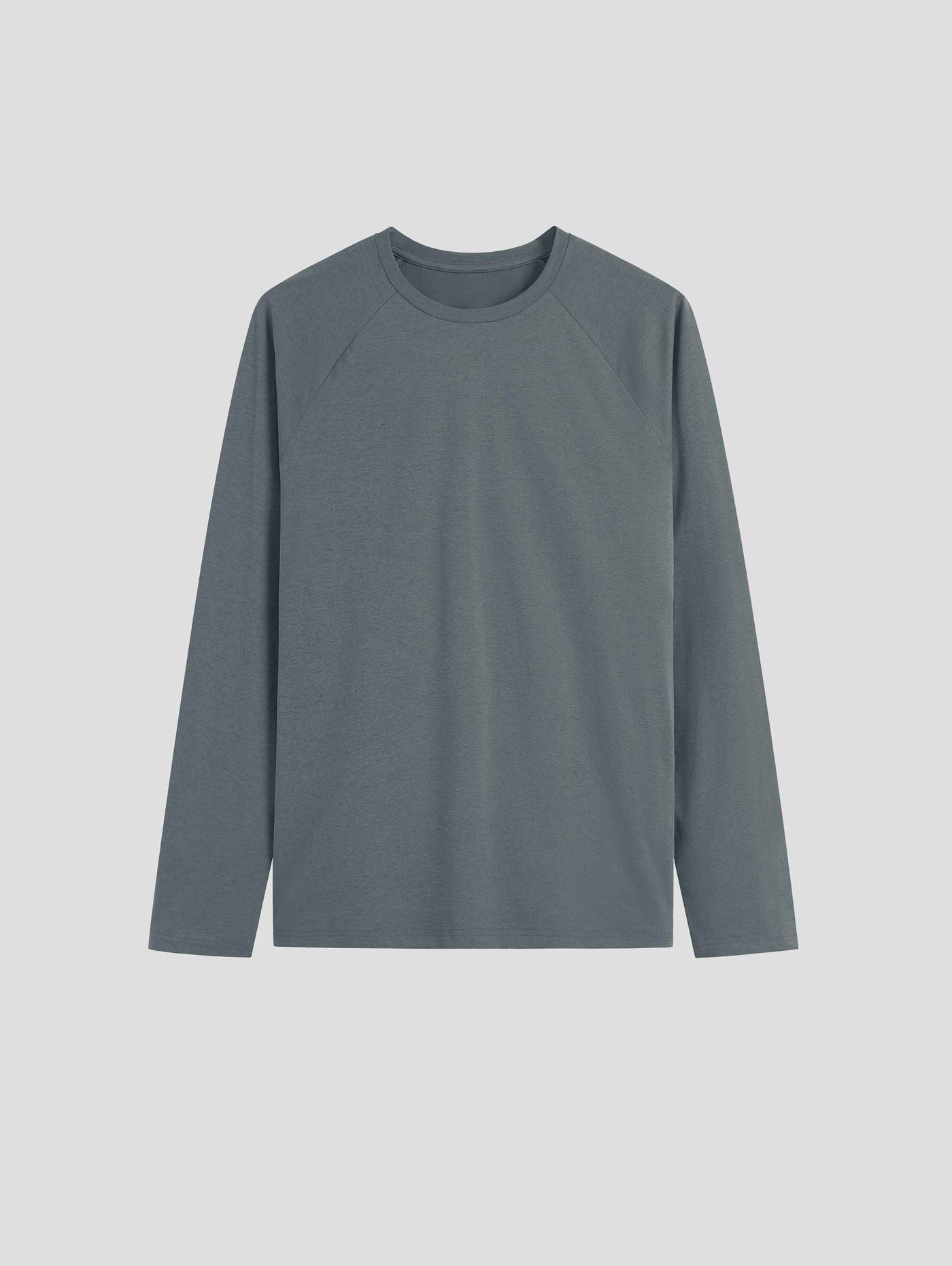 Bộ Mặc Nhà Nam Cotton Feel Dài Tay - undefined