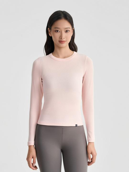 Áo dài tay thể thao nữ Comfort ribbed - undefined