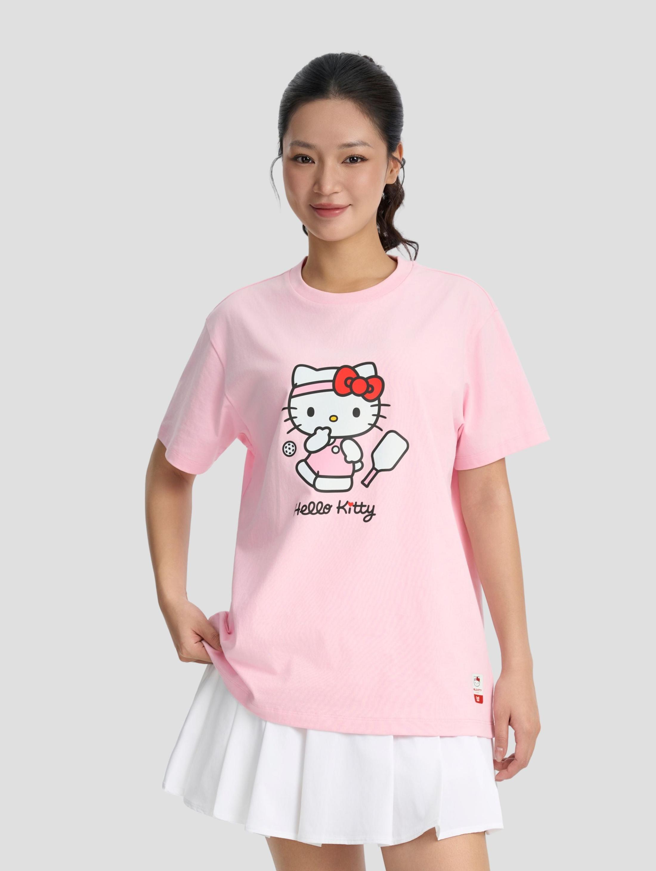 Áo thun cotton Relaxed Fit Kitty is Playing - undefined