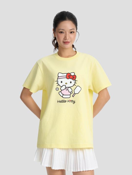 Áo thun cotton Relaxed Fit Kitty is Playing - undefined