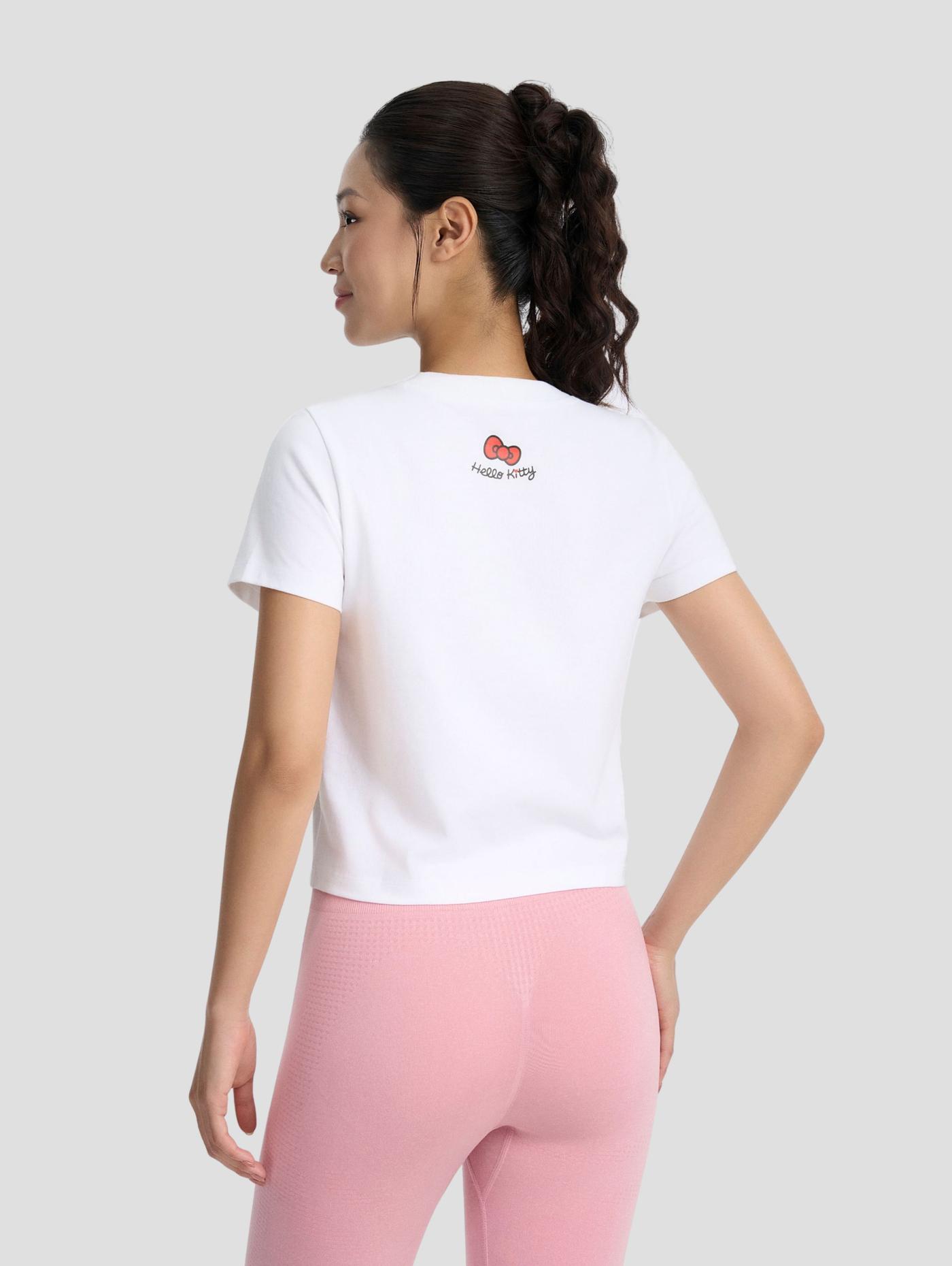 Áo thun cotton Slim Fit Kitty is Shying - undefined