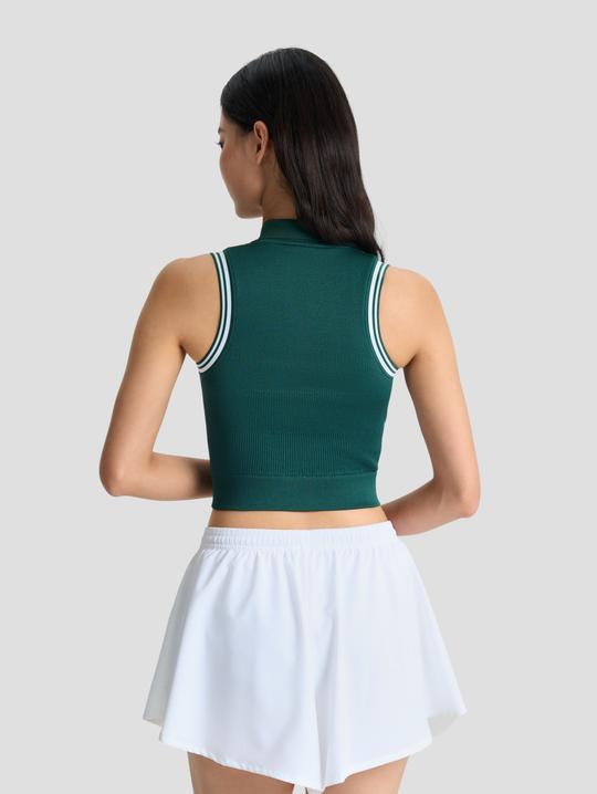 Áo polo thể thao nữ Seamless khoá kéo - undefined