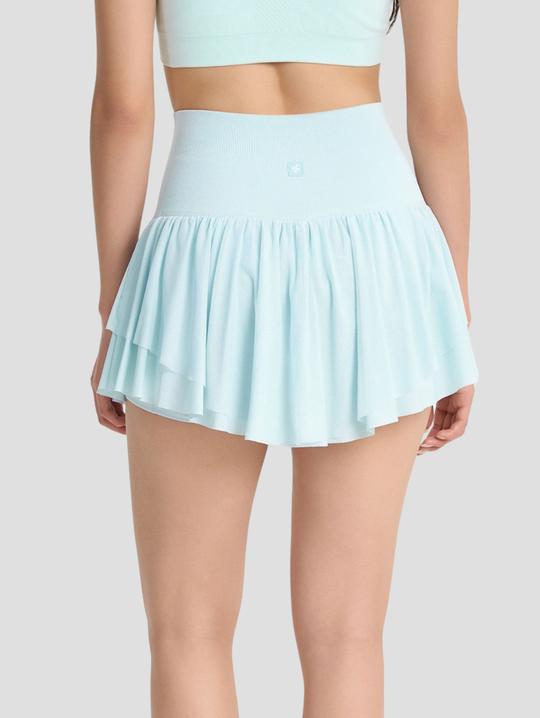 Chân váy thể thao nữ 2 tầng Seamless cạp cao - undefined