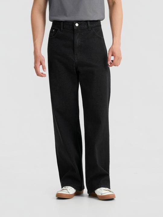 Quần Jeans Nam Relaxed dáng Straight - undefined
