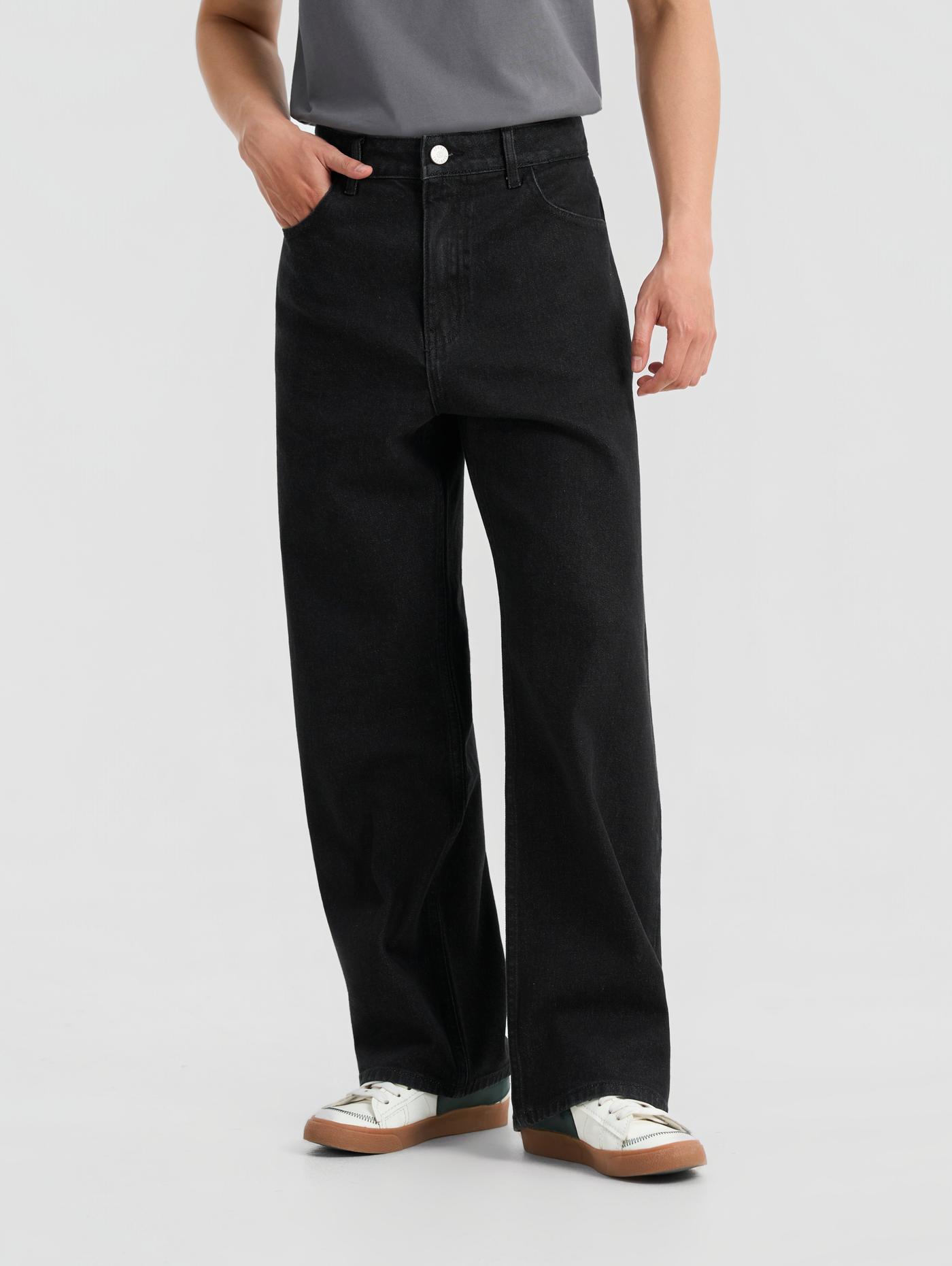 Quần Jeans Nam Relaxed dáng Straight - undefined