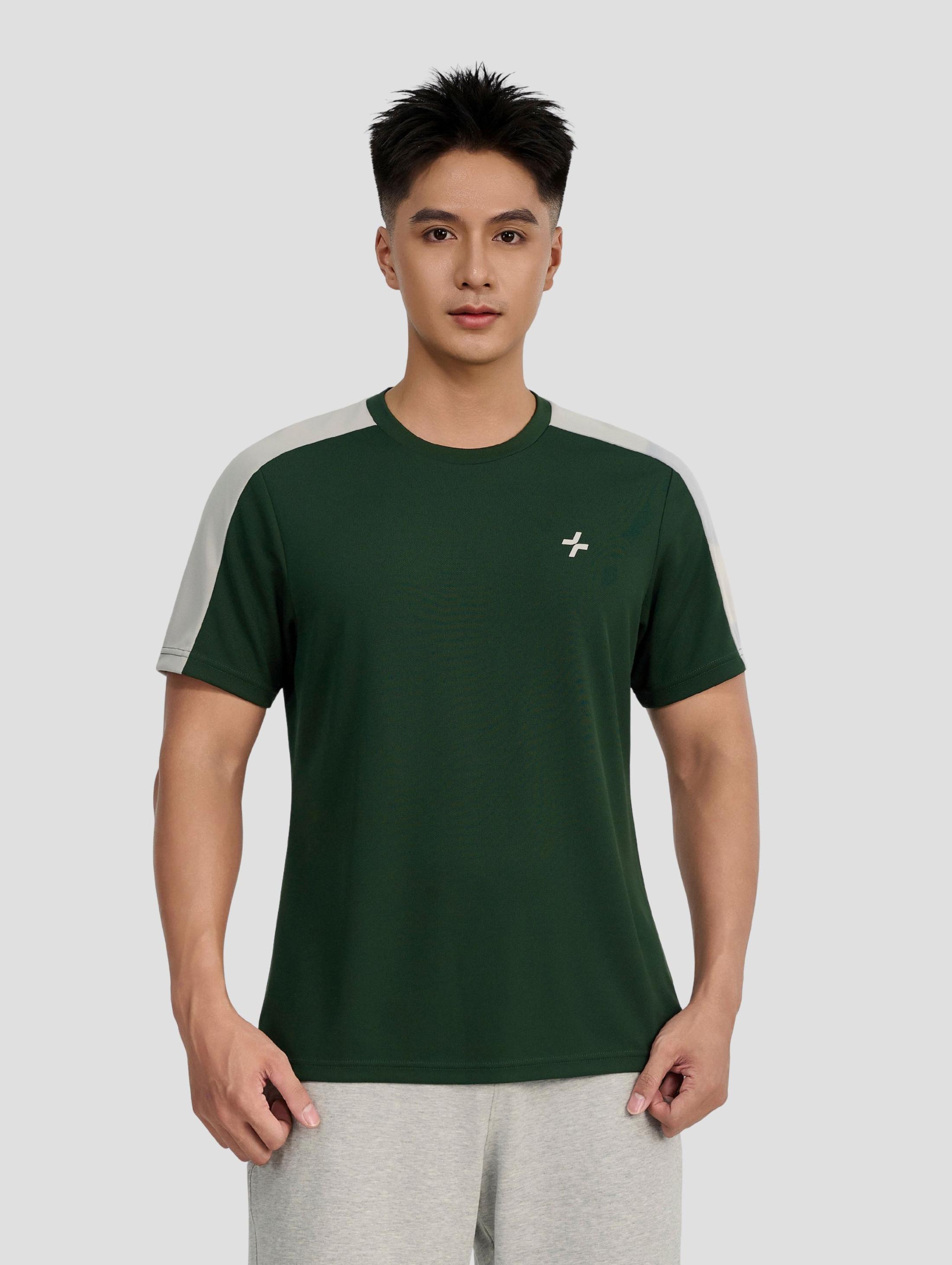 Áo thun thể thao nam Exdry Sleeve block - undefined