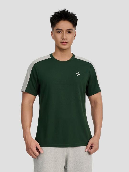 Áo thun thể thao nam Exdry Sleeve block - undefined