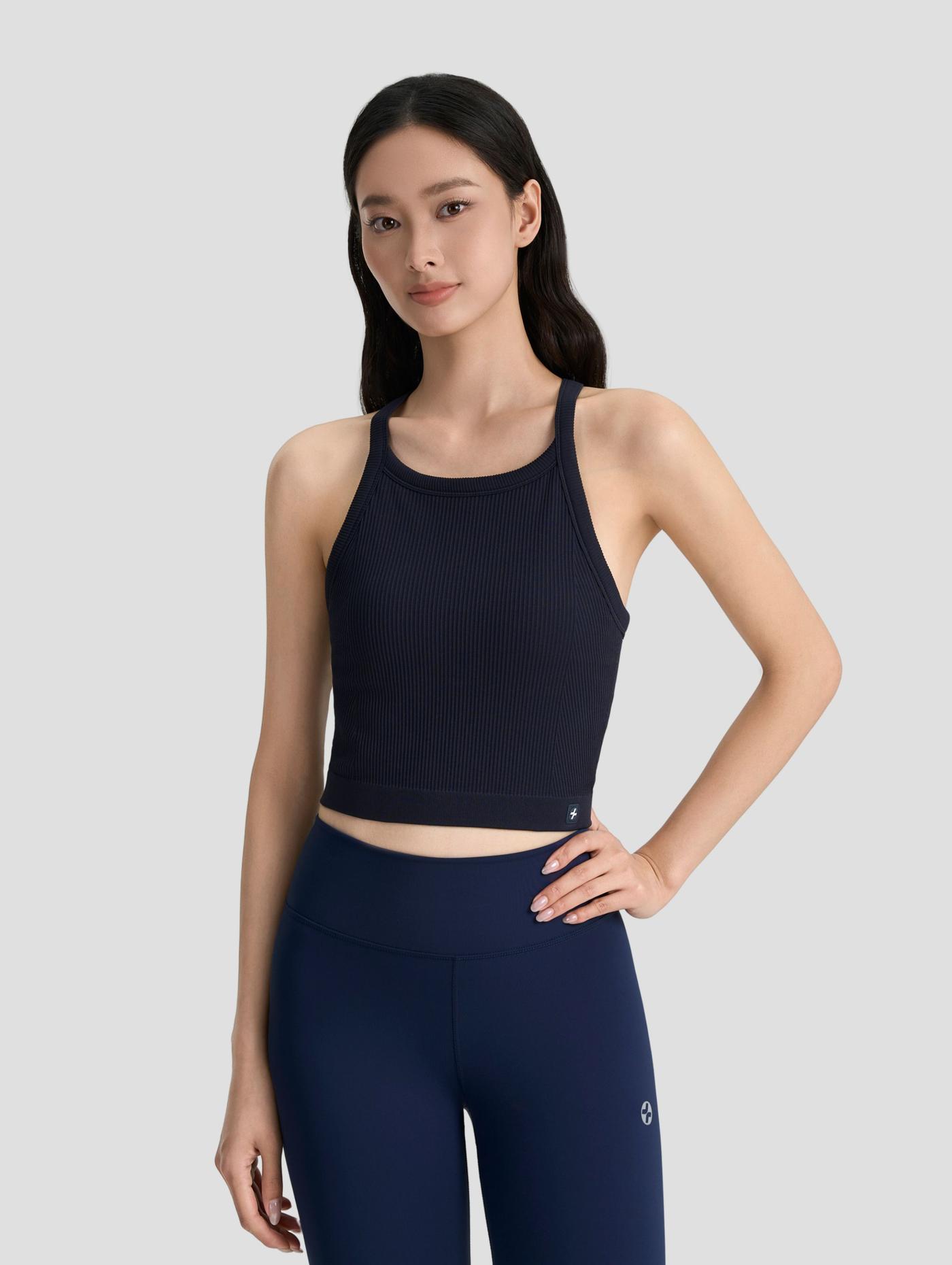 Áo croptank thể thao nữ Seamless - undefined