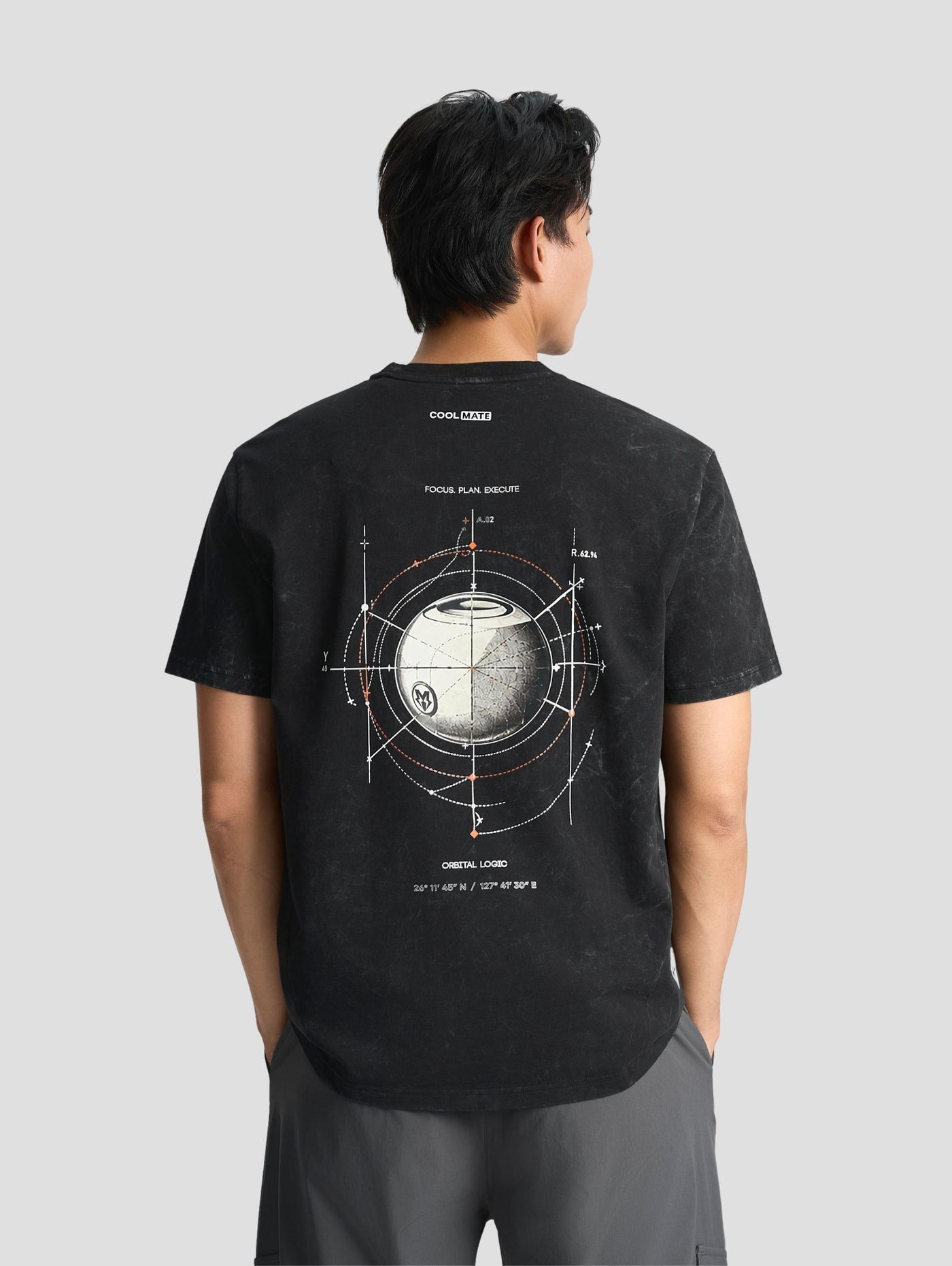 Áo thun nam wash graphic The Martian - undefined