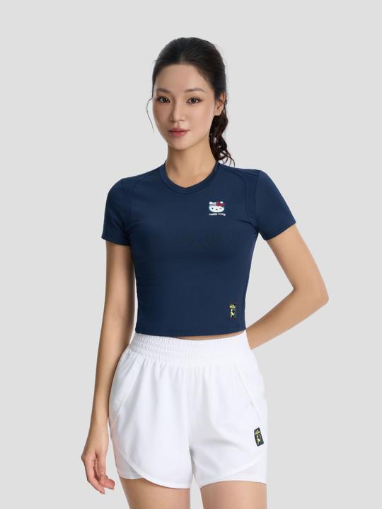 Áo Croptop Pickleball Active with Kitty video thumbnail