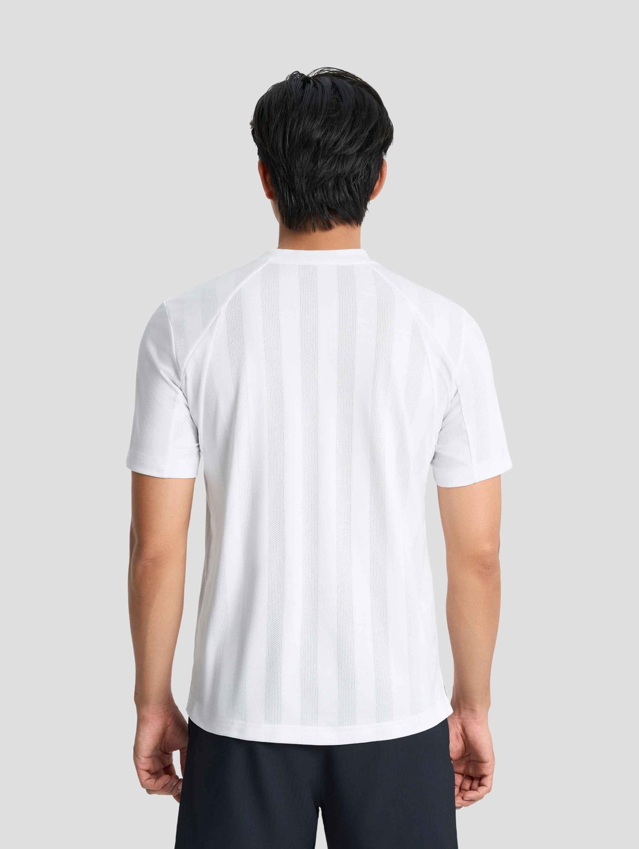 Áo thun thể thao nam Exdry jacquard cổ henley - undefined