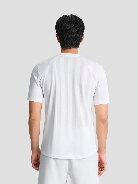 Áo thun thể thao nam Exdry jacquard cổ tròn - undefined