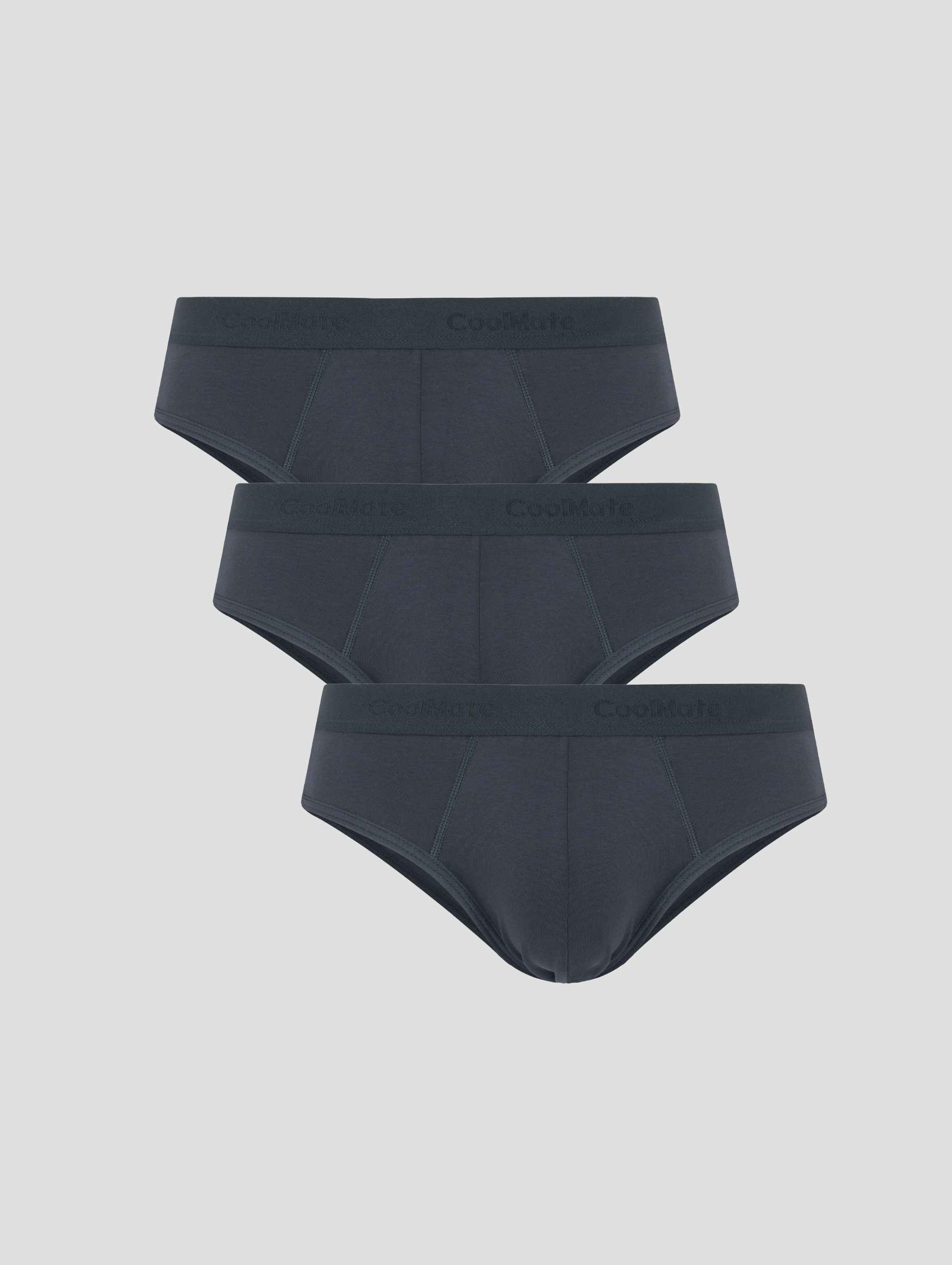 Combo 3 Quần Lót Nam Brief Cotton Compact - undefined