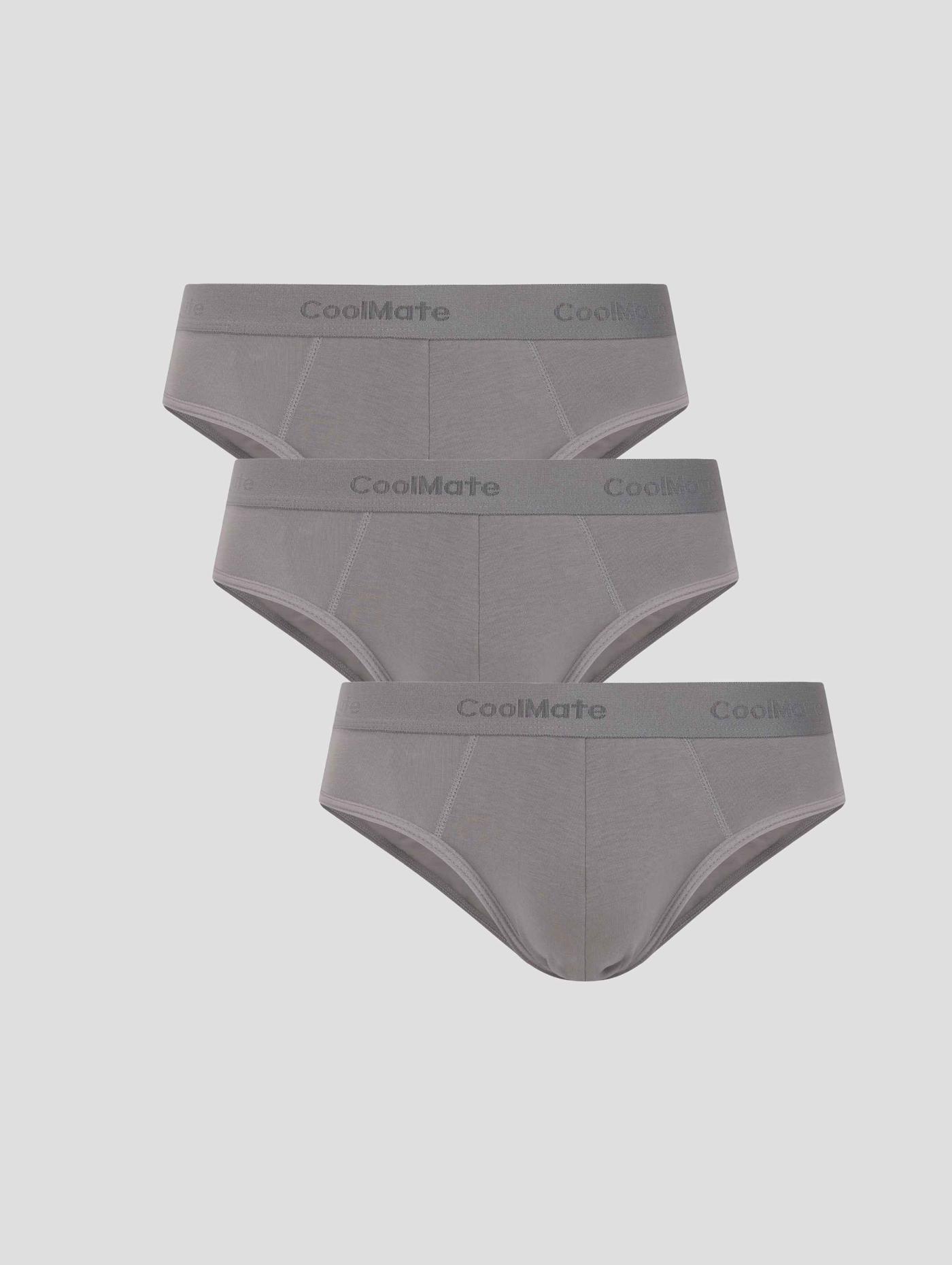 Combo 3 Quần Lót Nam Brief Cotton Compact - undefined