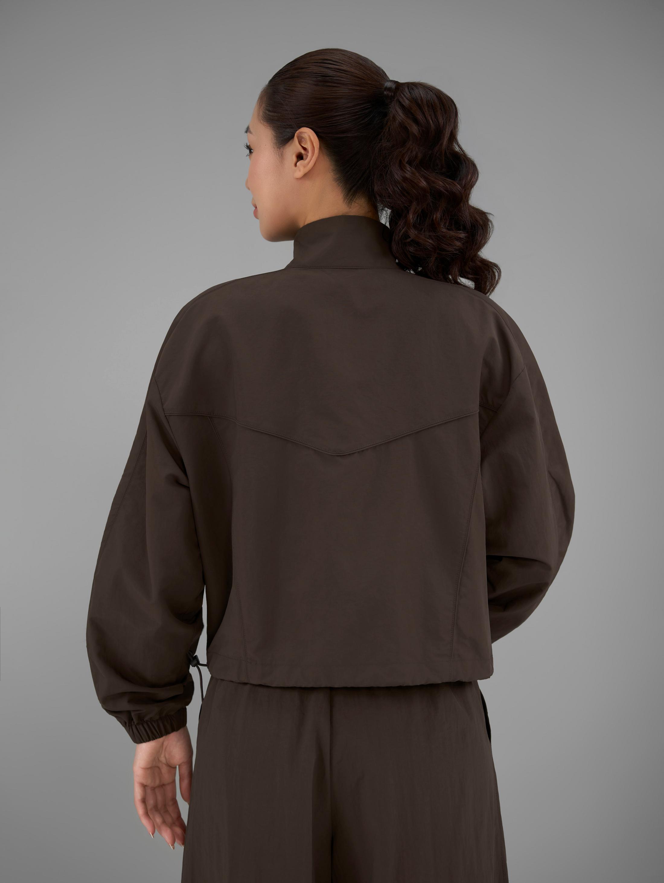 Áo khoác nữ Track Jacket Windbreaker khoá kéo - undefined
