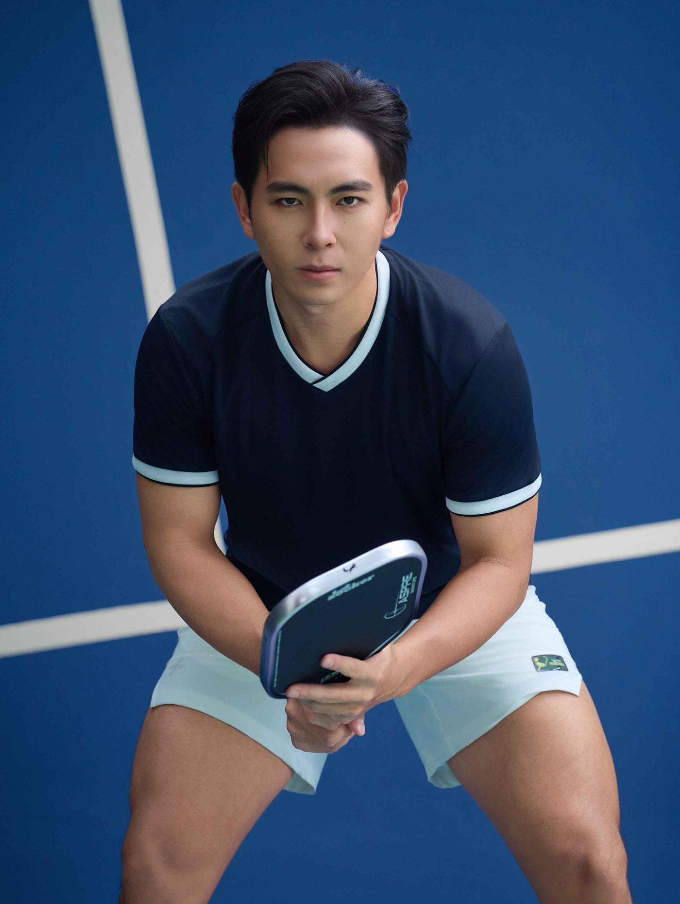 "Phúc Huỳnh x Coolmate" Áo Tshirt Pickleball nam cổ V Zero Mark - undefined