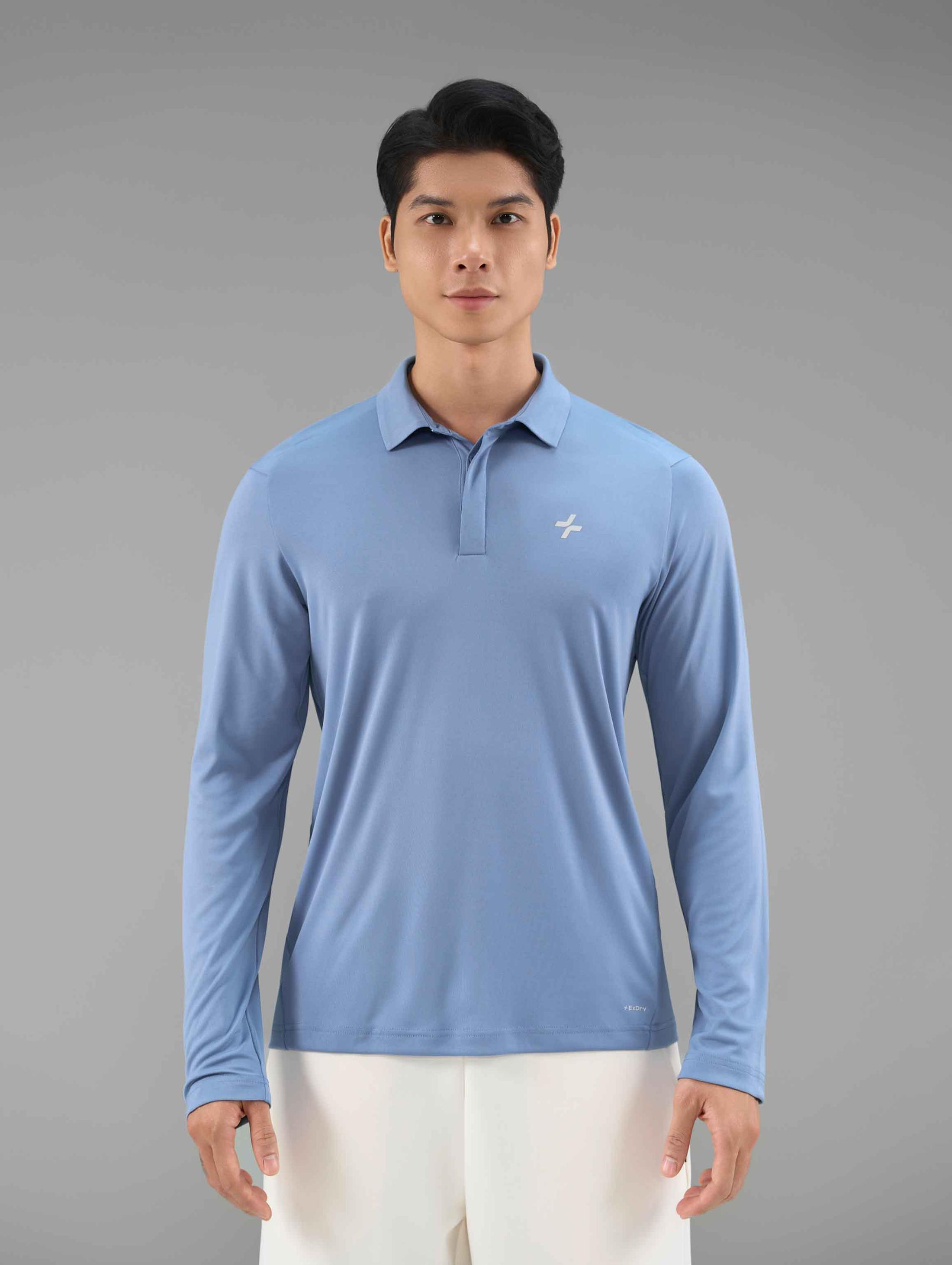 Áo polo dài tay thể thao nam Active Motion - undefined