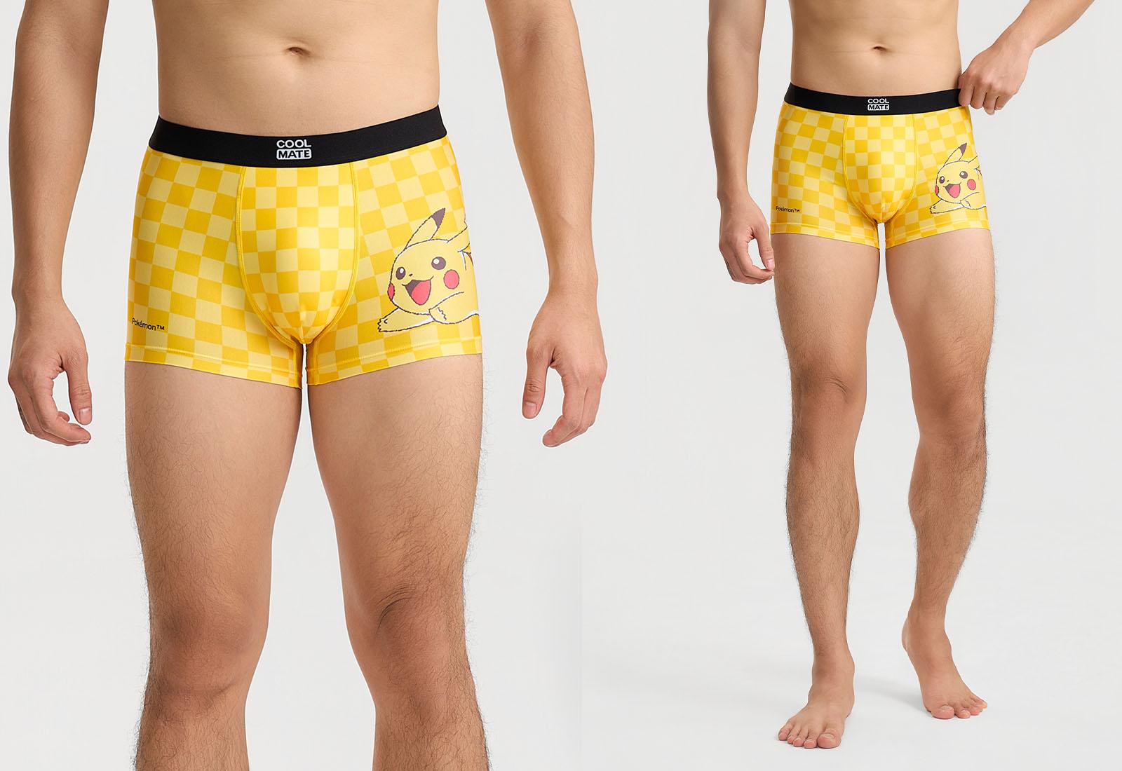 [Coolmate x Pokémon] Quần Lót Nam Trunk Pokemon Caro