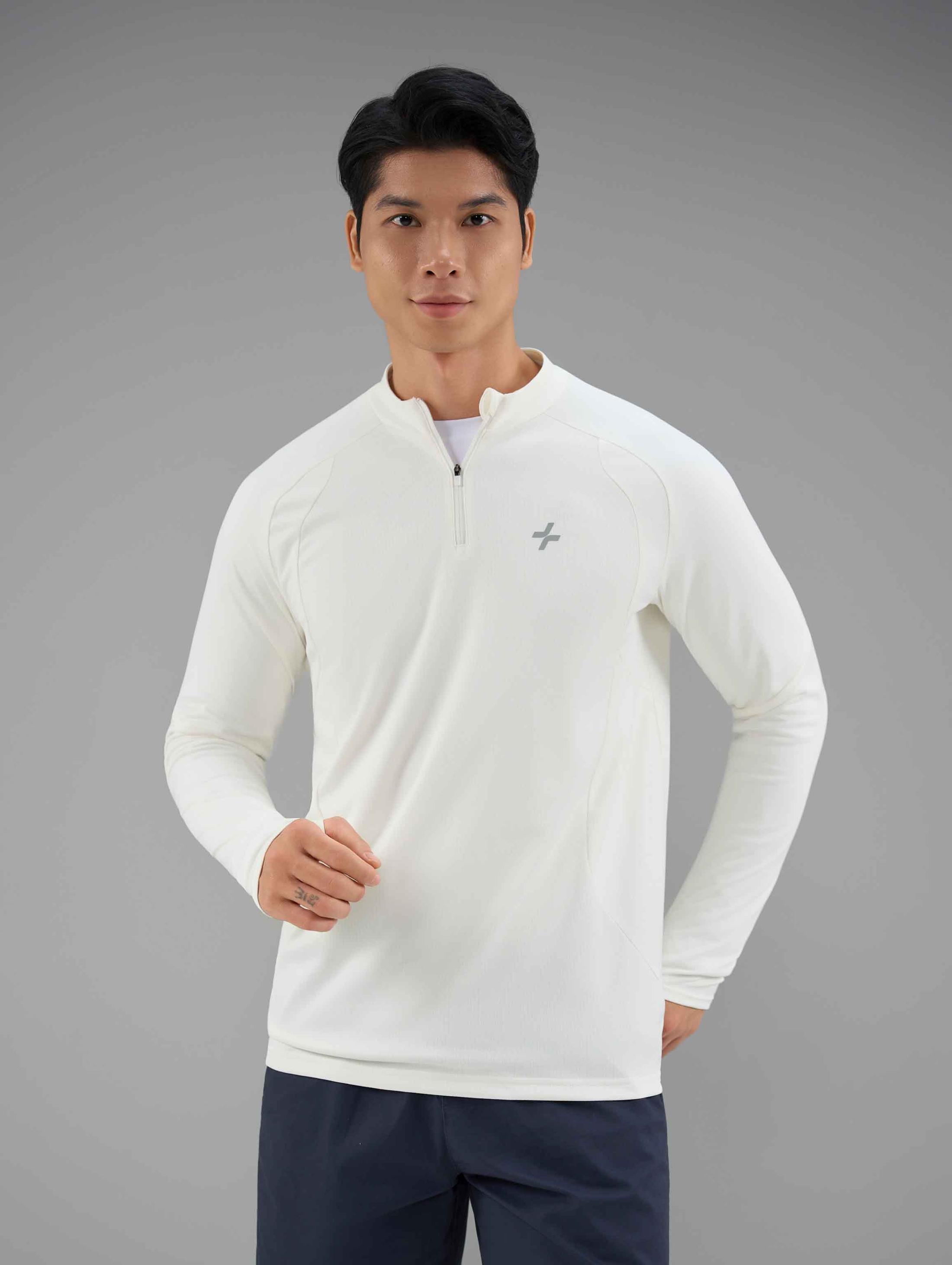 Áo dài tay thể thao nam Exdry Halfzip - undefined