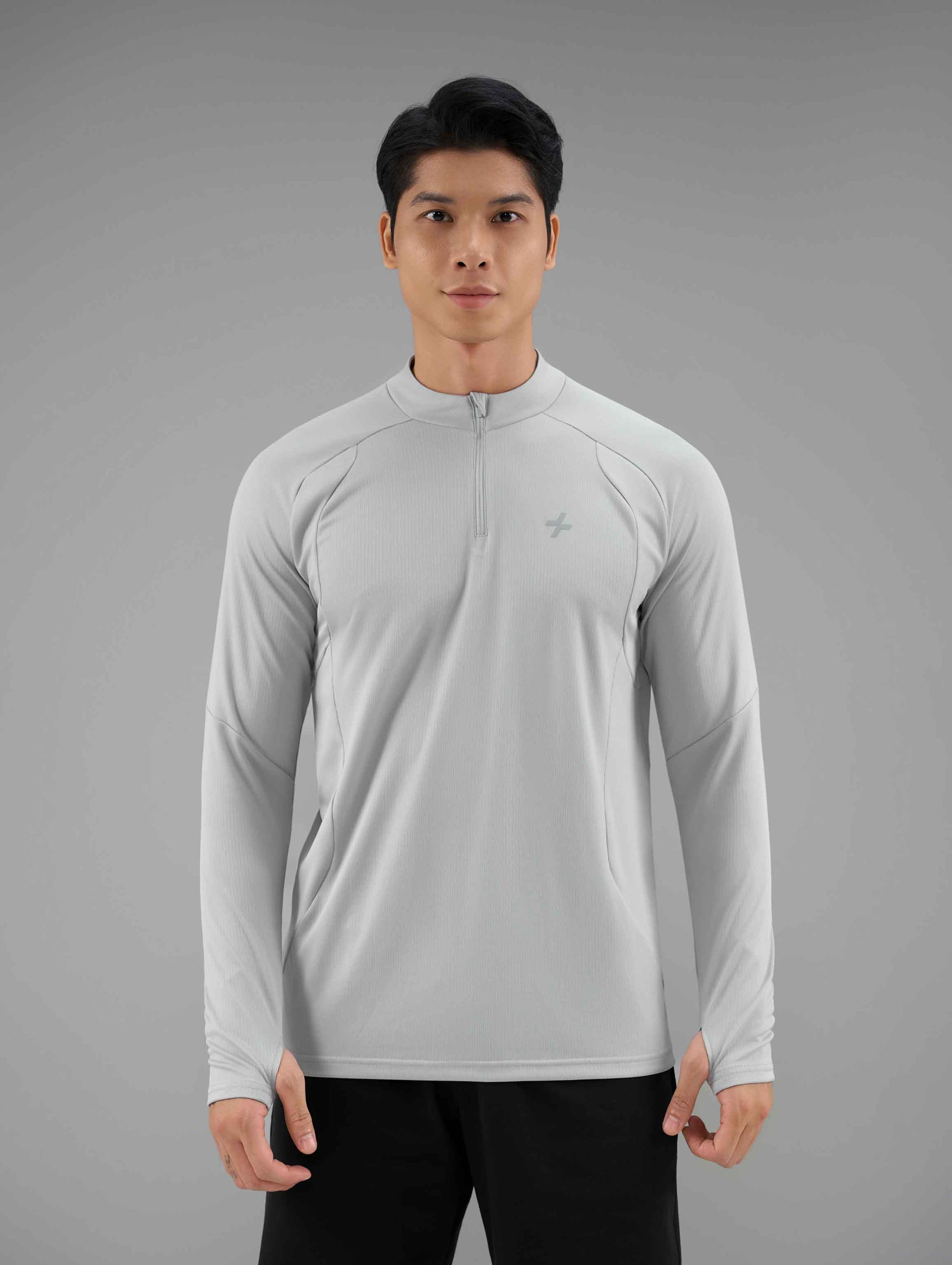 Áo dài tay thể thao nam Exdry Halfzip - undefined