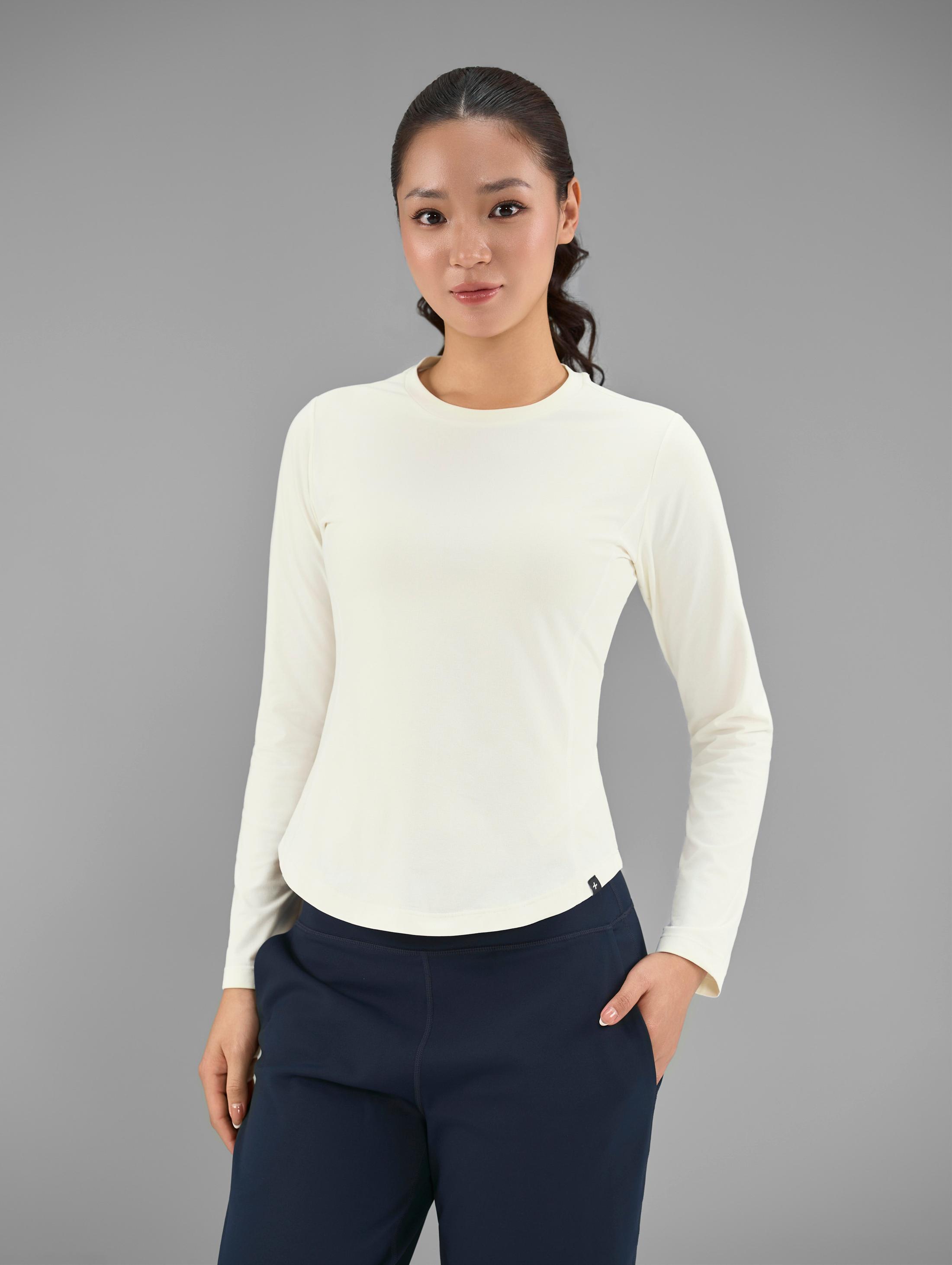 Áo dài tay thể thao nữ Regular Fit - undefined