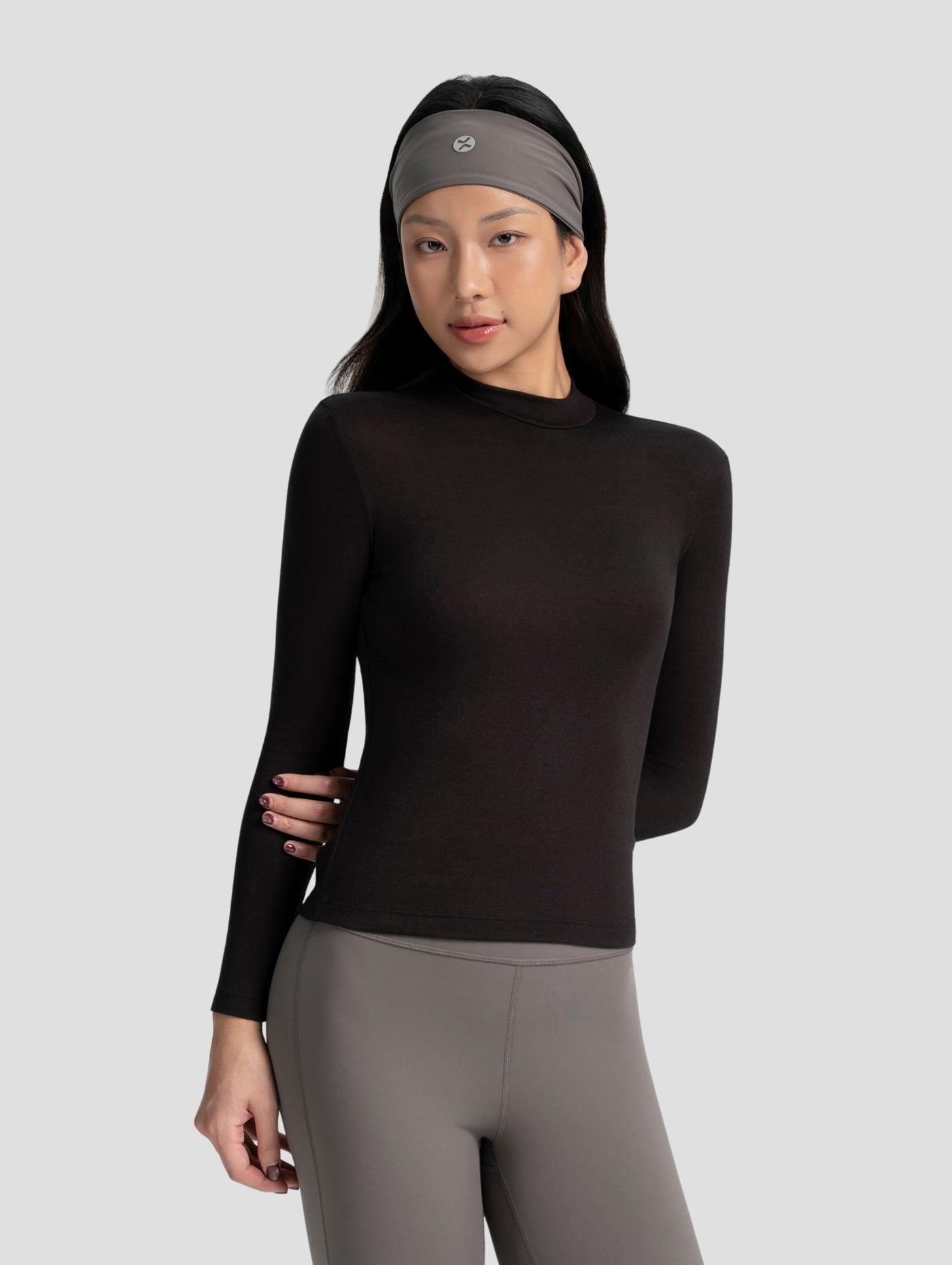 Áo giữ nhiệt nữ Ex-Warm cổ trung - undefined