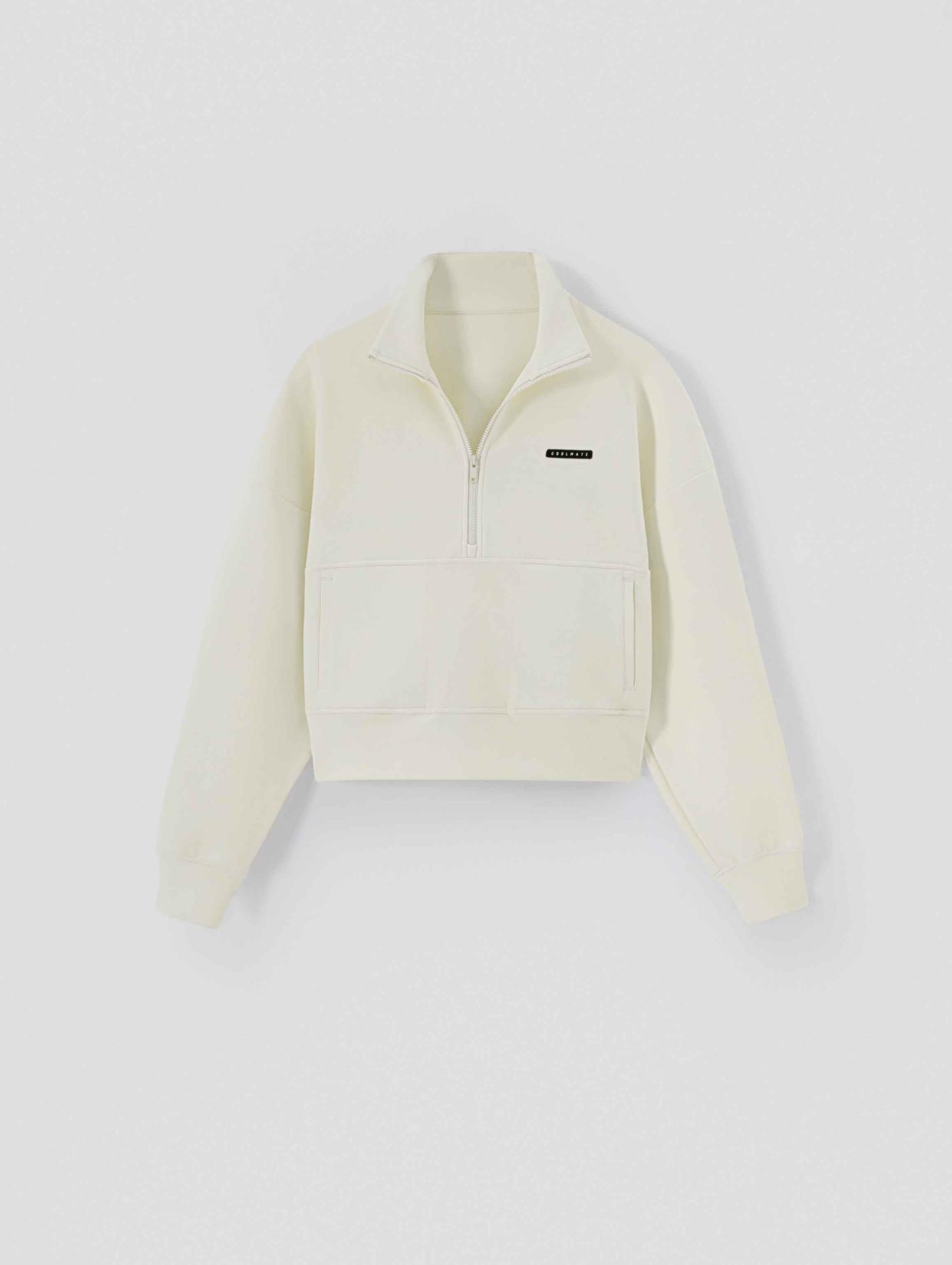 Áo Half Zip Oversized nữ Studio - undefined