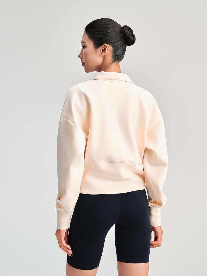 Áo Half Zip Oversized nữ Studio - undefined