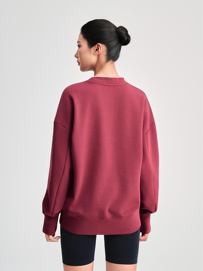 Áo nỉ thể thao nữ Studio Sweater Oversized - undefined