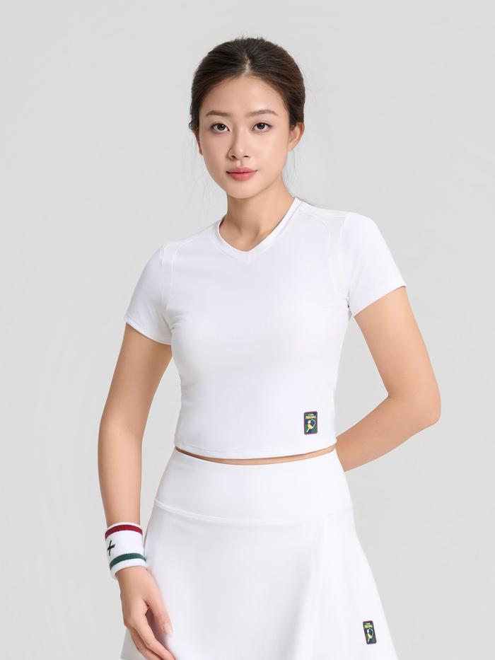 Áo Croptop Pickleball Volley Essentials - undefined