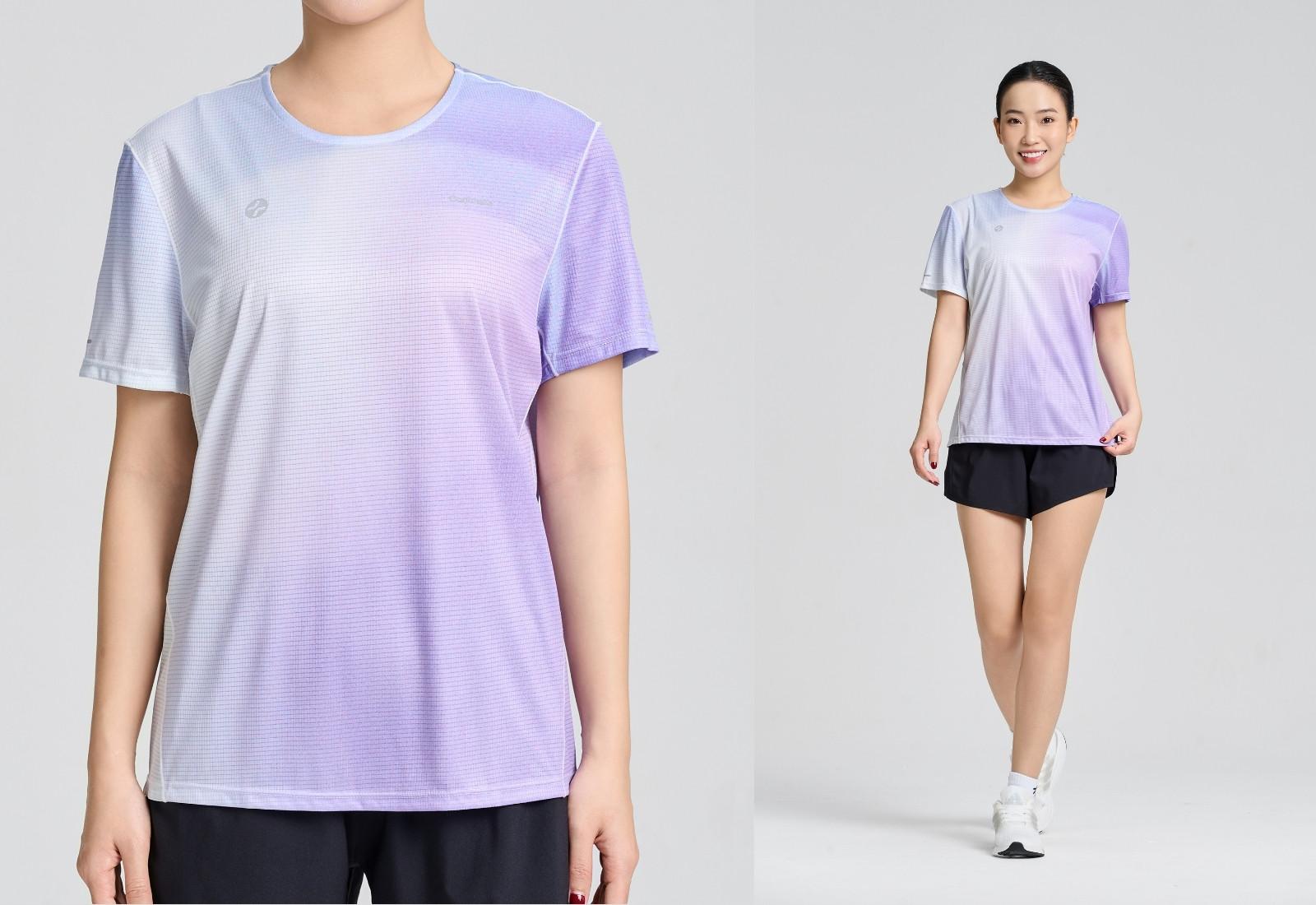 Áo thun chạy bộ nữ Luman Gradient