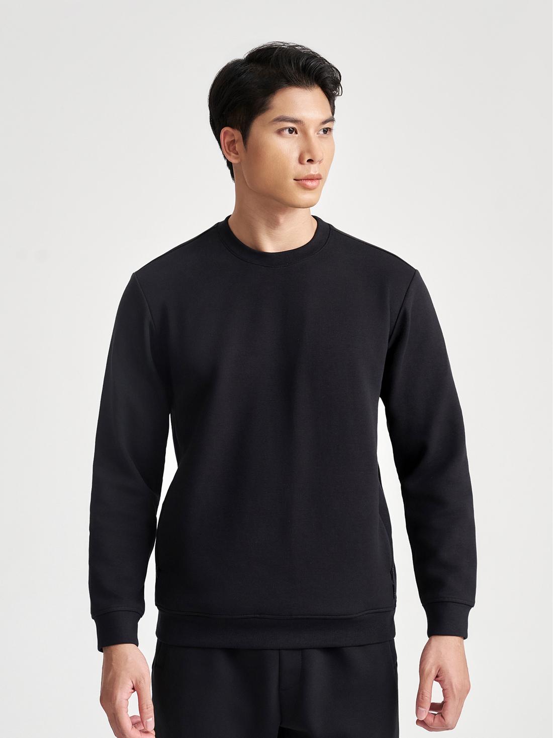 Set nỉ nam All-day Sweatshirt - Đen - undefined